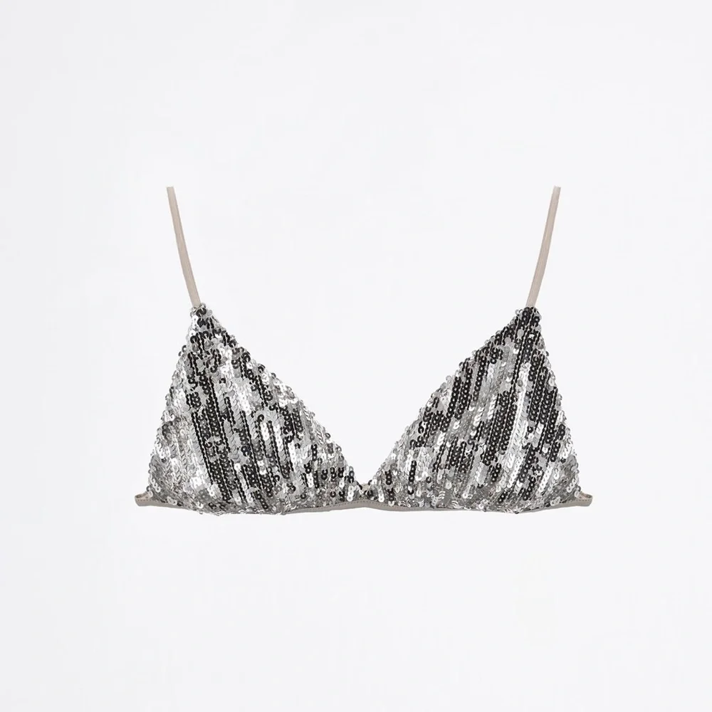 Zara SEQUIN BRA